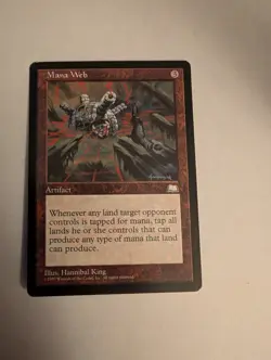 MTG Mana Web Weatherlight Regular Card, Near Mint Condition - Image 1