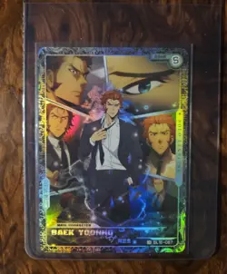 Mapniverse Solo Leveling Baek Yoonho Holo Card UR S Rank SL1E-087 - Image 1