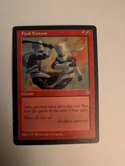 Magic: The Gathering MTG Final Fortune - Mirage 1996 - Lightly Played/LP - Image 1