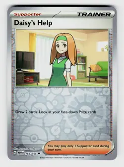 MTG, SV: Scarlet & Violet 151, Daisy's Help -, reverseHolo, No.158/165, Uncommon - Image 1