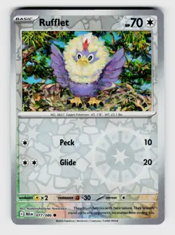 MTG, SV: Black Bolt, Rufflet, reverseHolo, No.077/086, Common Colorless - Image 1