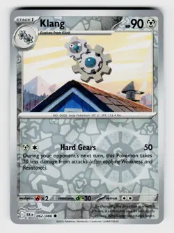 MTG, SV: Black Bolt, Klang, reverseHolo, No.062/086, Common Metal - Image 1