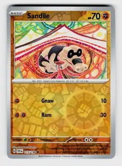 MTG, SV01: Scarlet & Violet Base Set, Sandile -, reverseHolo, No.115/198, Common - Image 1