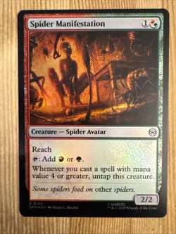 x1 Spider Manifestation - Marvel's Spider-Man - NM - MTG FOIL - Image 1
