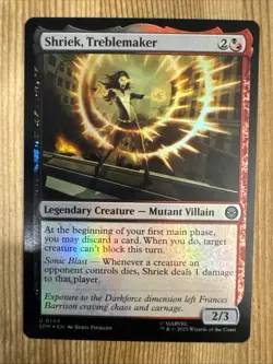 Shriek, Treblemaker - Foil - SPM - MTG - EN - NM - 0144 - Image 1