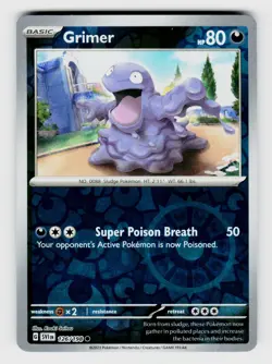 MTG, SV01: Scarlet & Violet Base Set, Grimer, reverseHolo, No.126/198, Common Da - Image 1