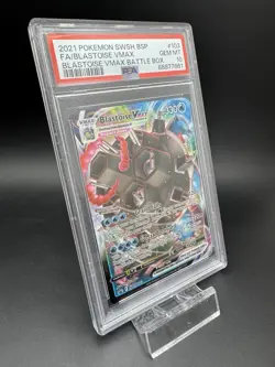 2021 POKEMON SWSH BLACK STAR PROMO #103 FA VMAX BLASTOISE PSA 10 - Image 2