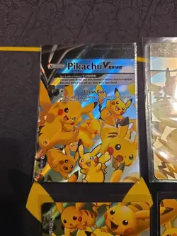 POKEMON! Pikachu V-Union SwSH Black Star Promo Set of 4 NM - Image 3