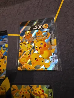 POKEMON! Pikachu V-Union SwSH Black Star Promo Set of 4 NM - Image 5