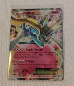 Xerneas EX (Shiny) XY149 Pokemon XY Black Star Promo Rare Holo TCG 2016 (LP+) - Image 1