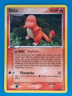 Pokemon - Ditto (Charmander) 61/113 [Delta Species Set] *Heavily Played - HP* - Image 1