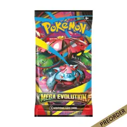 Pokemon TCG Mega Evolution Single Booster Pack - Image 1