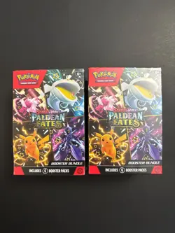 Pokemon TCG 2024 Scarlet & Violet Paldean Fates Booster Bundle Box Lot of 2 - Image 1