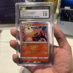 CGC 10 GEM MINT Japanese Pokemon 2018 Charizard 003/053 Dragon Storm SM6a - Image 1