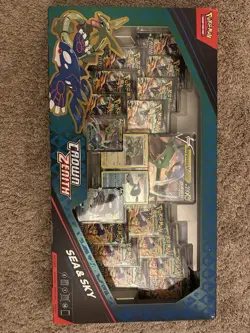 Pokemon TCG: Crown Zenith Sea and Sky Premium Collection Box 14 Packs NFS - Image 1