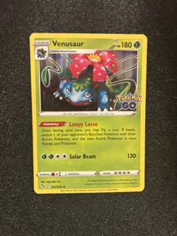 Venusaur Holo Rare Pokemon GO 003/078 NM - Image 1