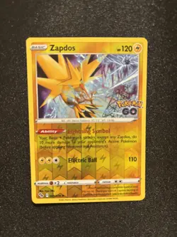 Zapdos Holo Rare Pokemon GO 029/078 NM - Image 1