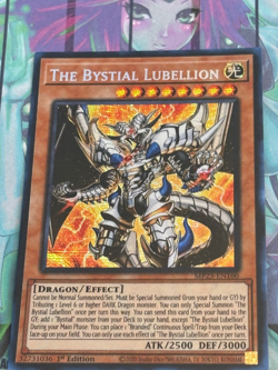 Yugioh 1x The Bystial Lubellion Prismatic Secret Rare PSR MP23-EN160 1st Ed NM - Image 1