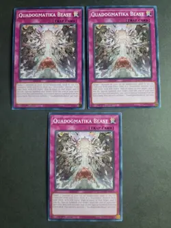Quadogmatika Beast (X3) DOOD-EN078 Common Yugioh Doom of Dimensions - Image 1