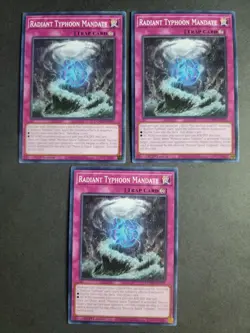 Radiant Typhoon Mandate (X3) DOOD-EN076 Common Yugioh Doom of Dimensions - Image 1