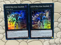 X2Yugioh D/D/D Wise King Solomon DOOD-EN043 1st Edition Super Rare NM Presale - Image 1