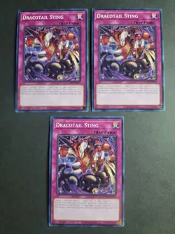 Dracotail Sting (X3) DOOD-EN077 Common Yugioh Doom of Dimensions - Image 1