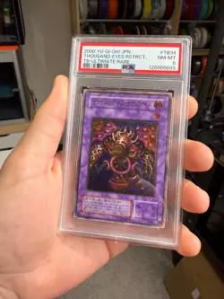PSA 8 Yugioh TCG Thousand-Eyes Restrict TB-34 Ultimate Rare Japanese - Image 3