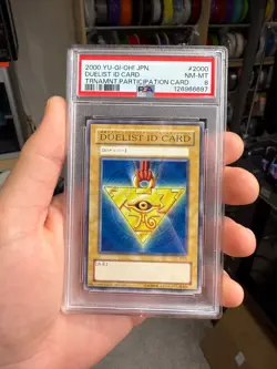 PSA8 DUELIST ID CARD KONAMI OFFICIAL TOURNAMENT PARTICIPATION YuGiOh JAPANESE - Image 1