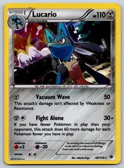 Lucario - 63/124 (Cosmos Holo) Promo Miscellaneous Cards & Products 063/124 NM - Image 1