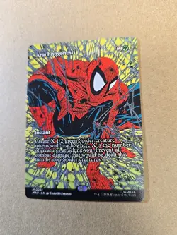 MTG - Arachnogenesis - Card # 0031 Regular (Borderless) - Marvel Spider-Man Set - Image 1