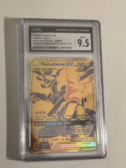 Pokemon Pikachu & Zekrom GX SM248 Promo Holo CGC 9.5 graded: trading card game - Image 1