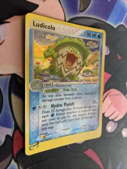 Pokemon TCG Ludicolo EX Sandstorm Holo Rare Card 7/100 MP - Image 2