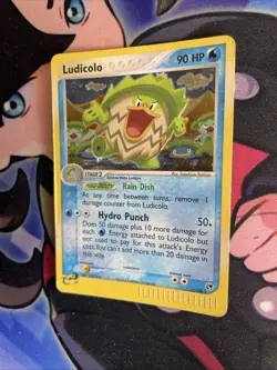 Pokemon TCG Ludicolo EX Sandstorm Holo Rare Card 7/100 MP - Image 3