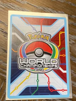 Pokemon Mew EX 46/124 Card 2014 World Championships, Silver Outline, Signed - Image 2