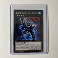 D/D/D Wave King Caesar DOCS-EN090 Rare 1st Edition Yu-Gi-Oh Card Mint - Image 1