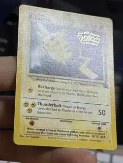 Pikachu 4 1999 WB Movie Black Star Promo Rare WOTC Nintendo Pokemon Card - Image 4