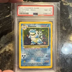 Pokemon 2000 Base Set 2 Blastoise Holo Rare Card 2 /130 Vintage HP - Image 1