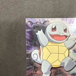 Topps Pokemon Card TV Series 2 Chrome Foil Blue Logo 1st Edition #07 Squirtle NM - Image 4