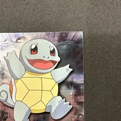 Topps Pokemon Card TV Series 2 Chrome Foil Blue Logo 1st Edition #07 Squirtle NM - Image 5