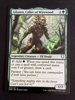 1x Gilanra, Caller of Wirewood (230) Commander Legends LP MTG Magic x1 MKE - Image 1