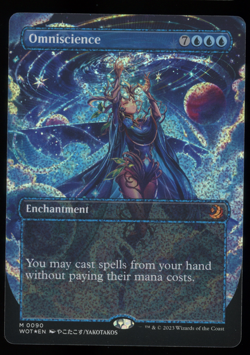 Omniscience - Confetti Foil - Anime - MTG WoE: Enchanting Tales - RareCo - Image 1