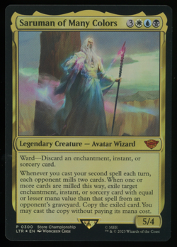 Saruman of Many Colors - Foil - MTG Game Day & Store Championship Promos -RareCo - Image 1