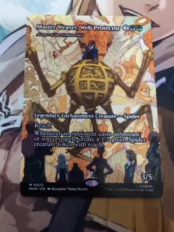 MTG - Master Weaver, Web protector Arasta Of The Endless Web - Spiderman UB - Image 3