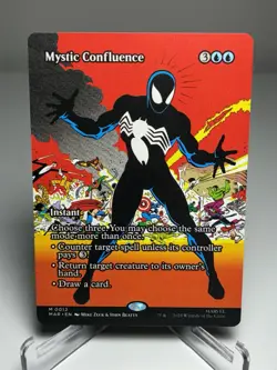 2025 MTG Spiderman Mystic Confluence Instant Borderless Mythic Rare - Image 1