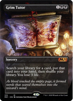 Grim Tutor (alternate art, non-foil) - Image 1