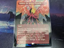 G2U MTG Magic The Gathering FOIL Valakut the Molten Pinnacle Borderless SLP - Image 1