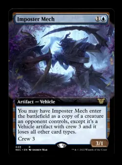 Imposter Mech (Extended Art) 49 R Commander: Kamigawa: Neon Dynasty - Image 1