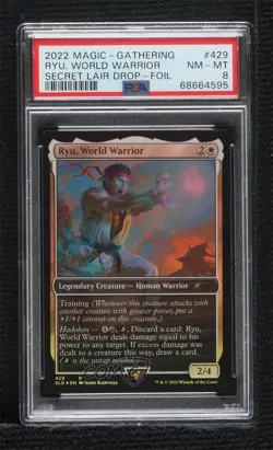 Foil - Ryu World Warrior Magic: Secret Lair Drop Series PSA 8 - Image 1
