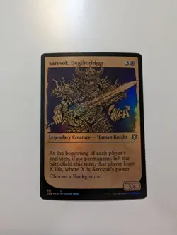 MTG - Sarevok, Deathbringer (Showcase Foil) - Baldur's Gate NM/M Condition - Image 1