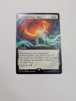 MTG - Ultimate Magic: Holy (Extended Art) - Final Fantasy NM/M Condition - Image 1